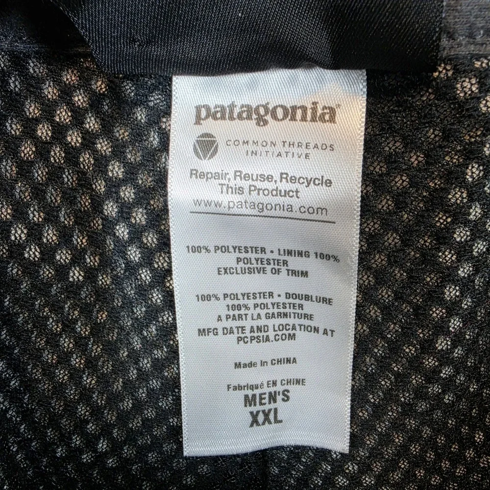 Patagonia Gore-Tex Powder Bowl Snow Pants Men XXL Black Waterproof Ski Snowboard